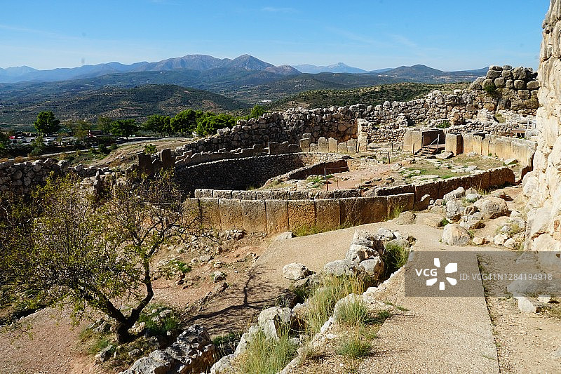 迈锡尼考古遗址图片素材