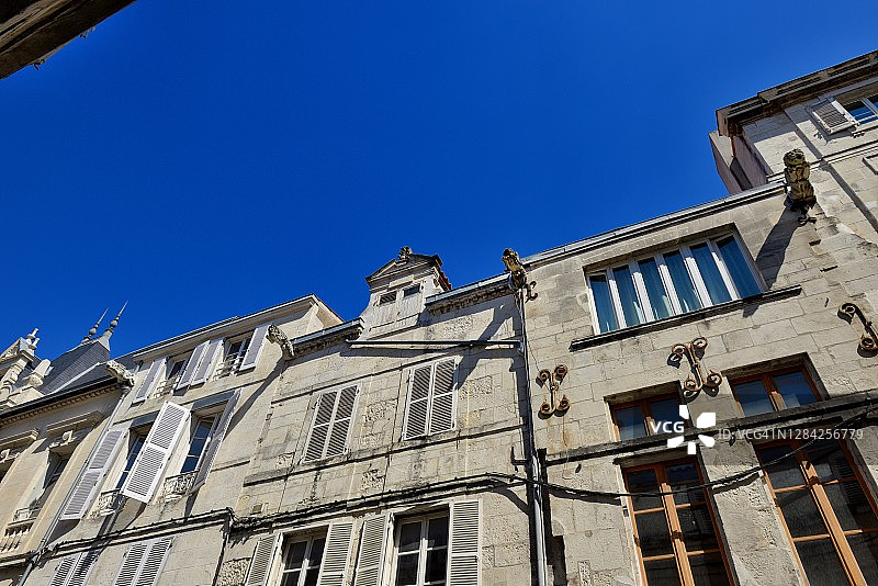 拉罗谢尔宫殿街的滴水嘴图片素材