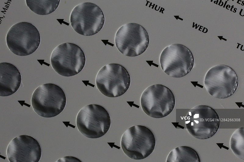 避孕药泡罩包装图片素材