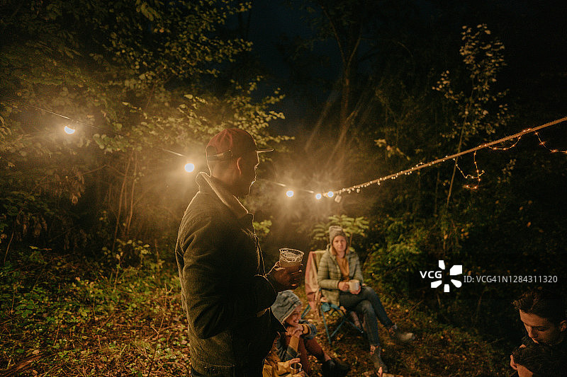 露营之夜图片素材