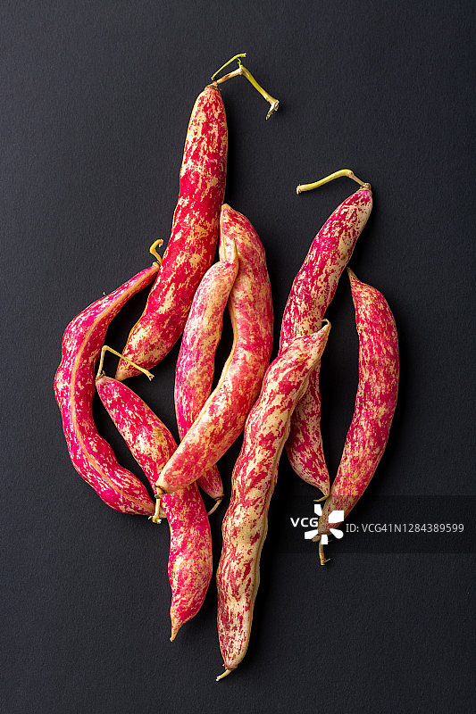 新鲜的斑豆图片素材