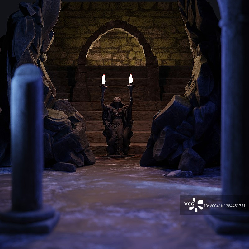 德墨忒尔下凡寻找珀耳塞福涅图片素材