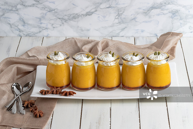 南瓜布丁图片素材