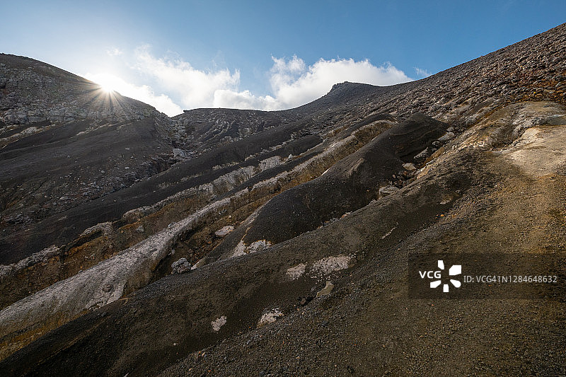主峰的雄伟图片素材