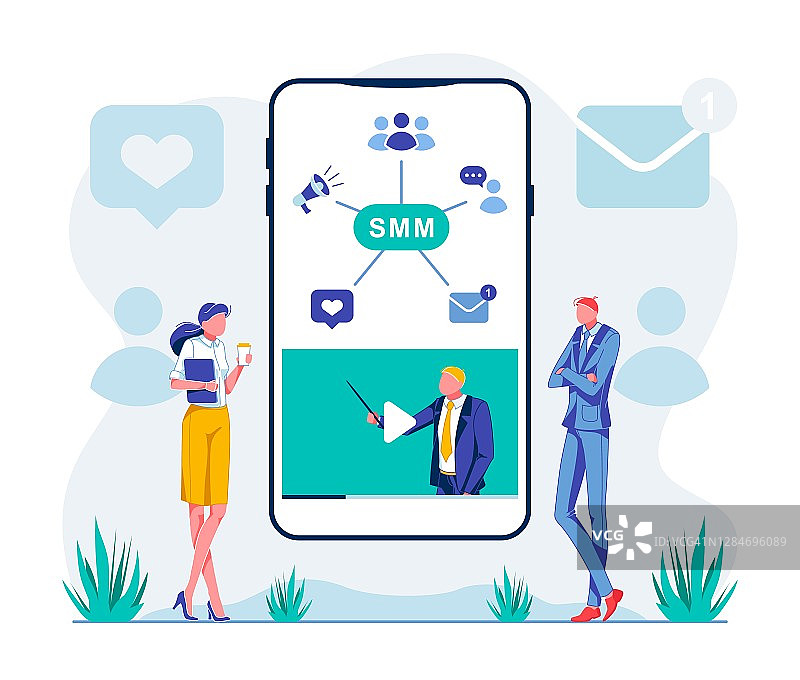 公司员工SMM视频课程banner图片素材