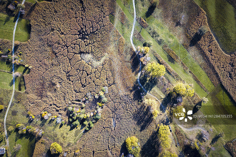 鸟瞰自然保护区图片素材