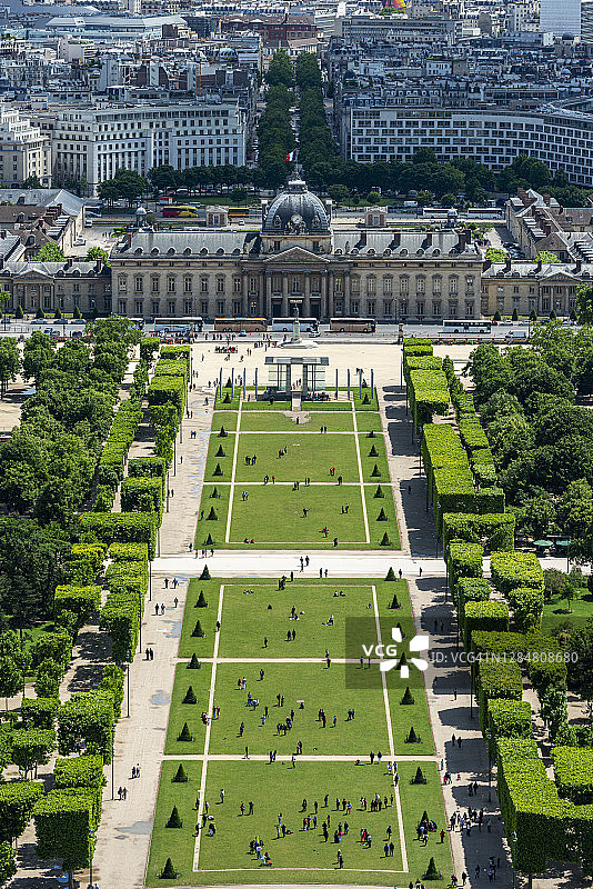巴黎战神广场航拍图片素材