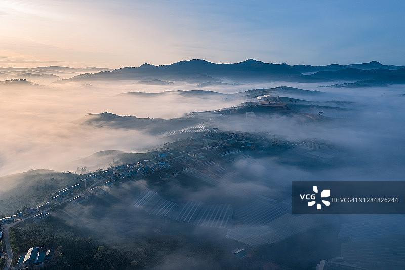 达萨尔雾日图片素材