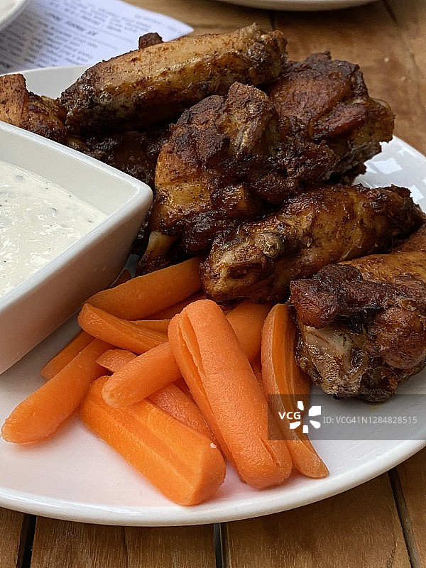 烤鸡翅图片素材