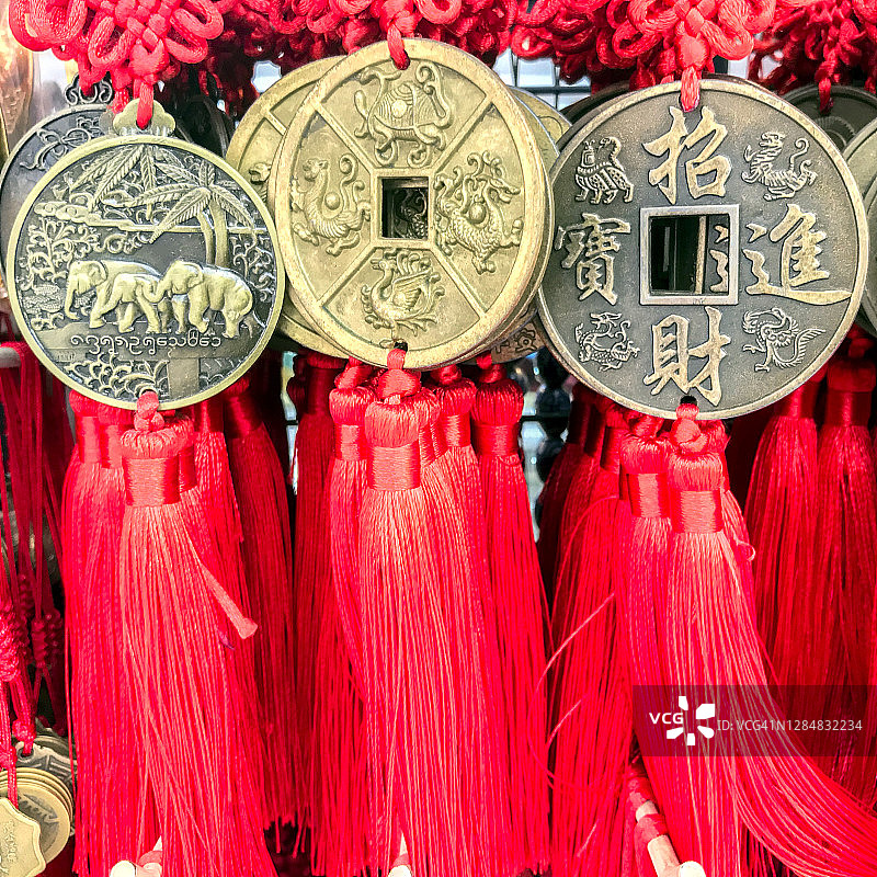 新加坡装饰古币图片素材