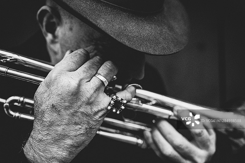 小号演奏者图片素材