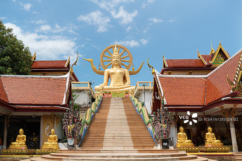 泰国苏梅岛帕雅寺（大佛寺）风光图片素材