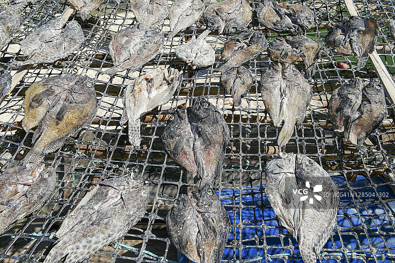 传统食物：咸味石斑鱼干图片素材