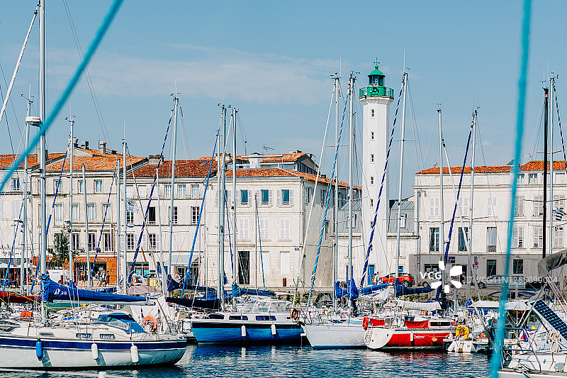 法国拉罗谢尔的日间景象图片素材