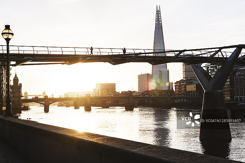 伦敦城市天际线日出景观图片素材