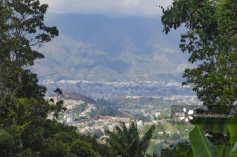 从哈蒂约拍摄的加拉加斯高角度景观图片素材