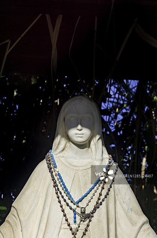 圣母玛利亚雕像图片素材