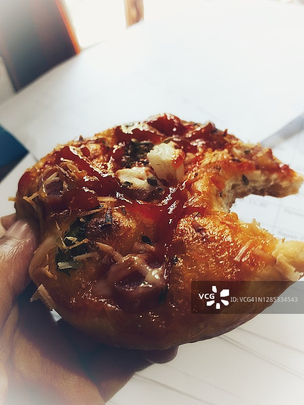 自制迷你披萨图片素材