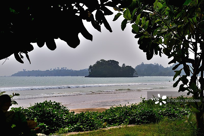 斯里兰卡马特勒区韦利格默塔普罗巴尼岛图片素材