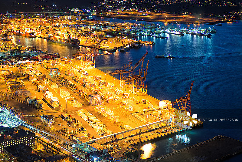 西雅图港口图片素材