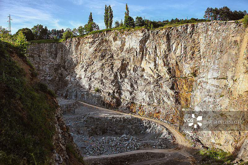 工业采石图片素材