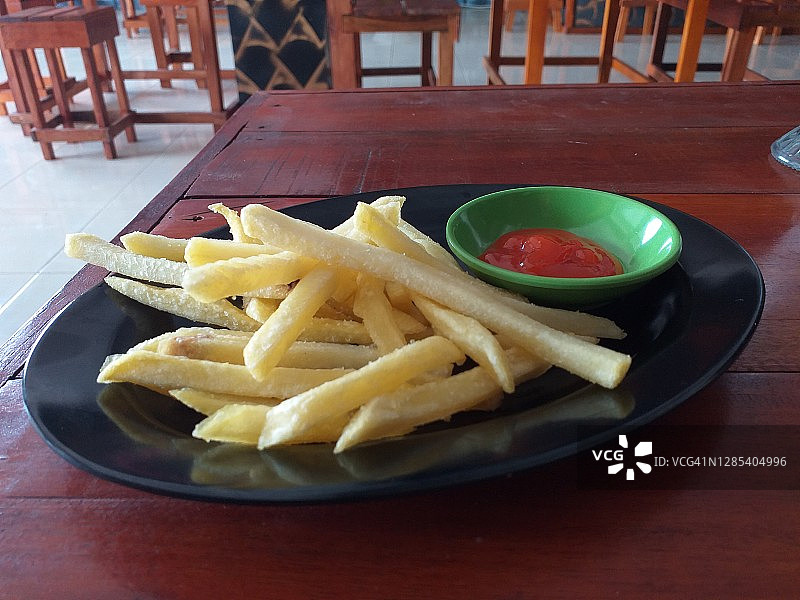 午餐炸薯条图片素材