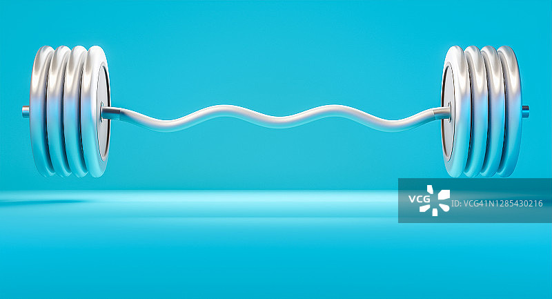 大金属杠铃片健身房器械倾斜角度图片素材