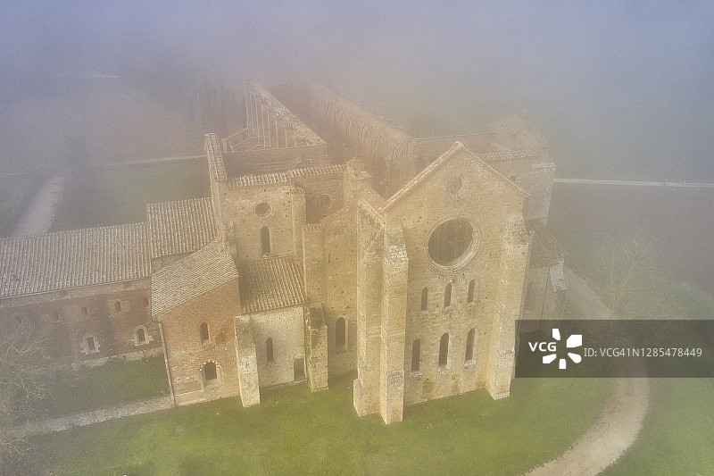 意大利托斯卡纳圣加尔加诺修道院图片素材