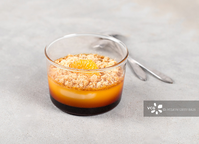 焦糖布丁甜点图片素材
