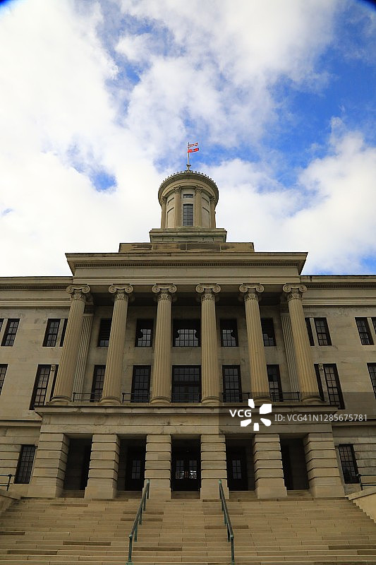 纳什维尔的田纳西州议会大厦图片素材