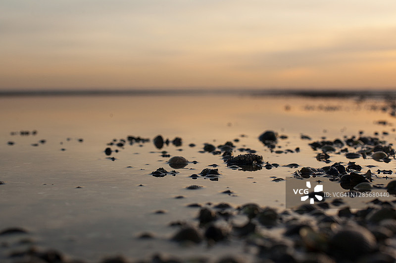 英格兰东南部海岸线抽象图片素材