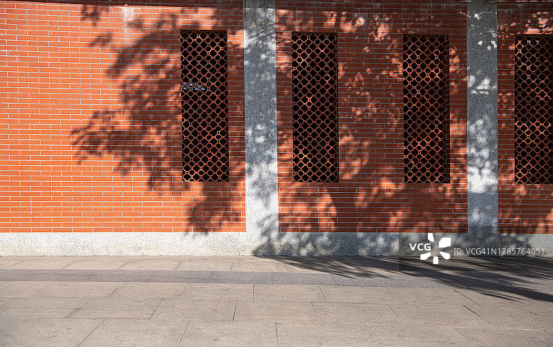 中国福建省南部的砖墙图片素材