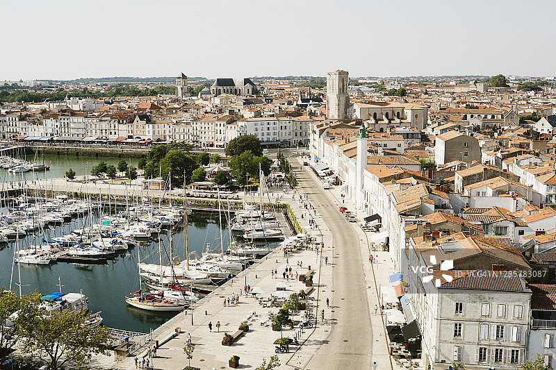 法国拉罗谢尔港口图片素材