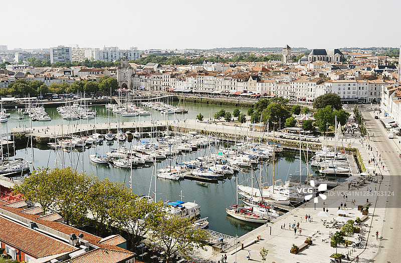 法国拉罗谢尔港口图片素材