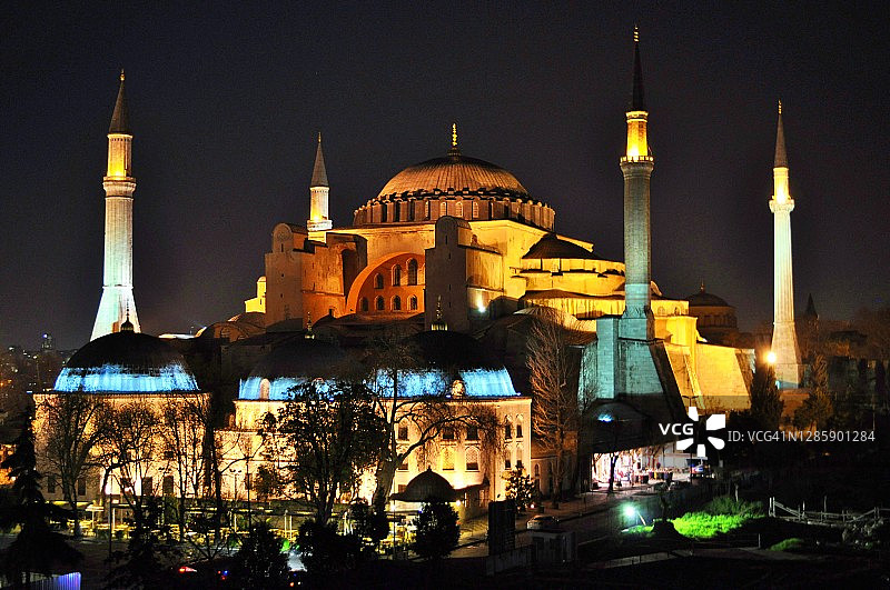 圣索菲亚大教堂，伊斯坦布尔图片素材