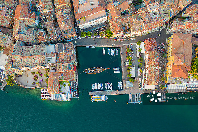 意大利马尔切西内市航拍景色图片素材