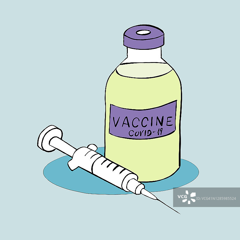 新冠疫苗注射：免疫疾病的希望图片素材