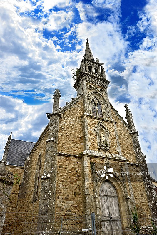 奥赖圣古斯坦港与卢尔德圣母教堂图片素材