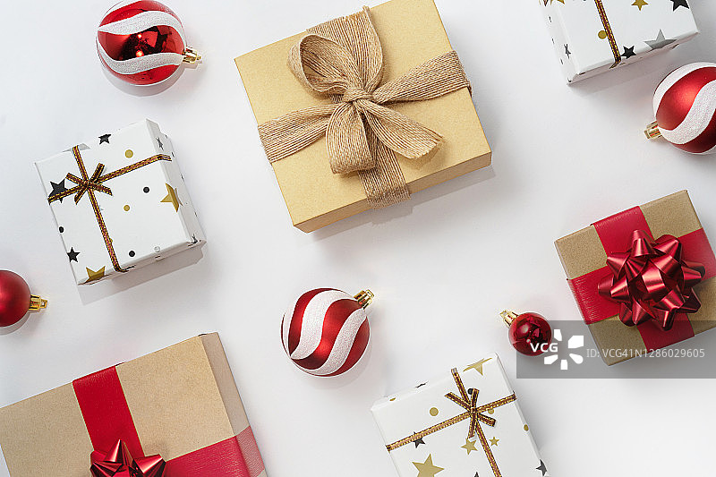 节日背景圣诞礼盒图片素材