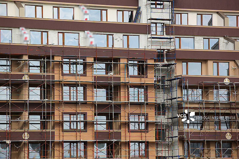 波莫里耶湖岸边的新建筑图片素材