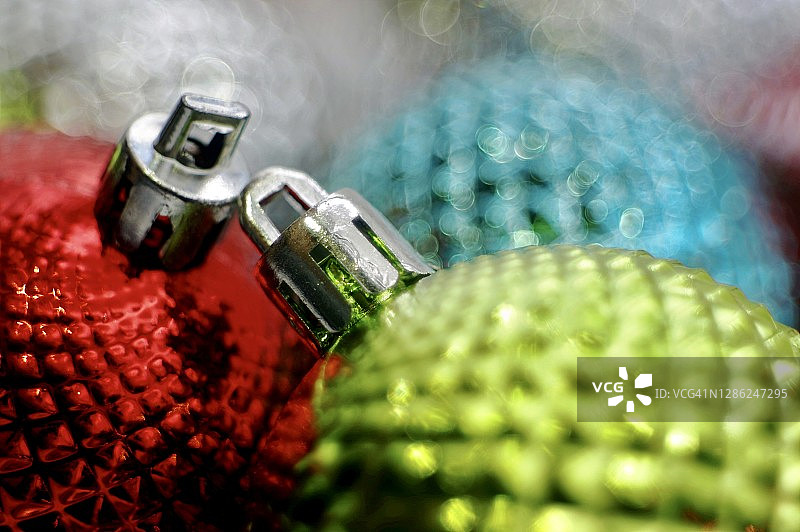 圣诞装饰品特写图片素材