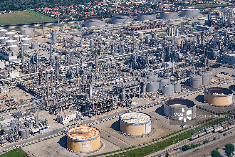 维也纳的炼油厂图片素材
