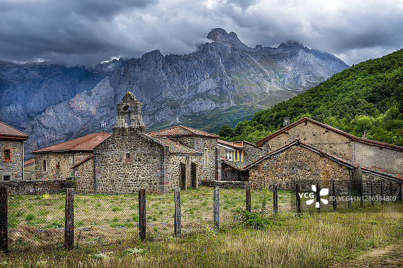 西班牙莱昂的索托德瓦尔德翁图片素材