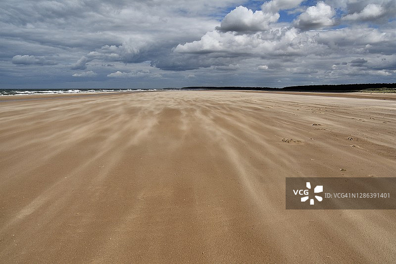 沙子吹过凯辛格兰角图片素材