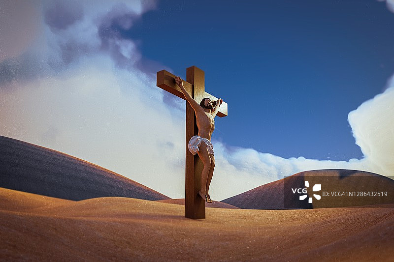 十字架上的耶稣基督图片素材