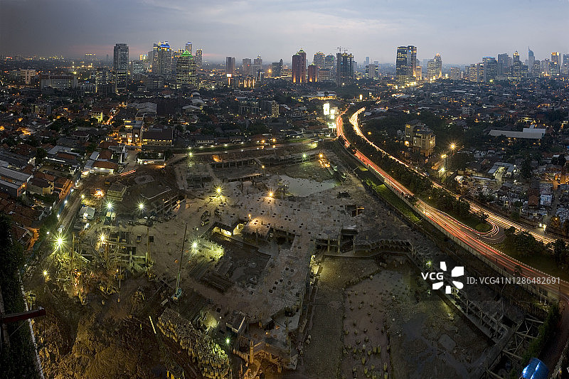 建设中的城市图片素材