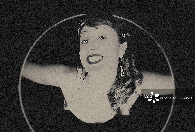 咆哮的二十年代的舞者图片素材