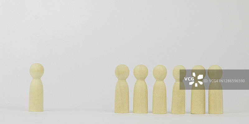 保持社交距离概念图片素材