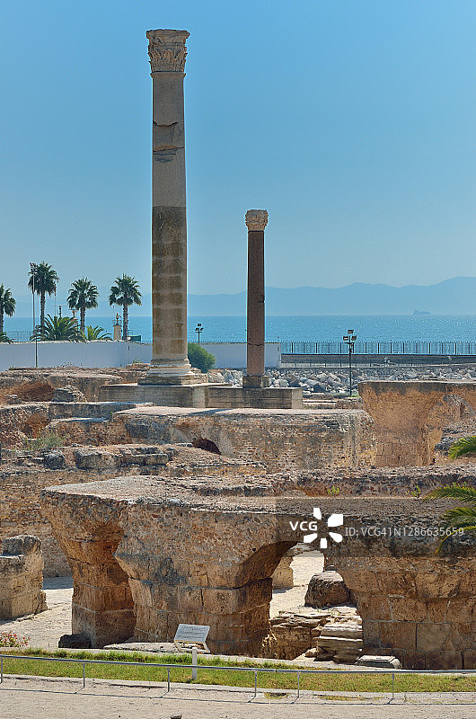 迦太基安东尼浴场图片素材