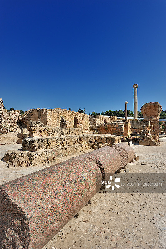 迦太基安东尼浴场图片素材